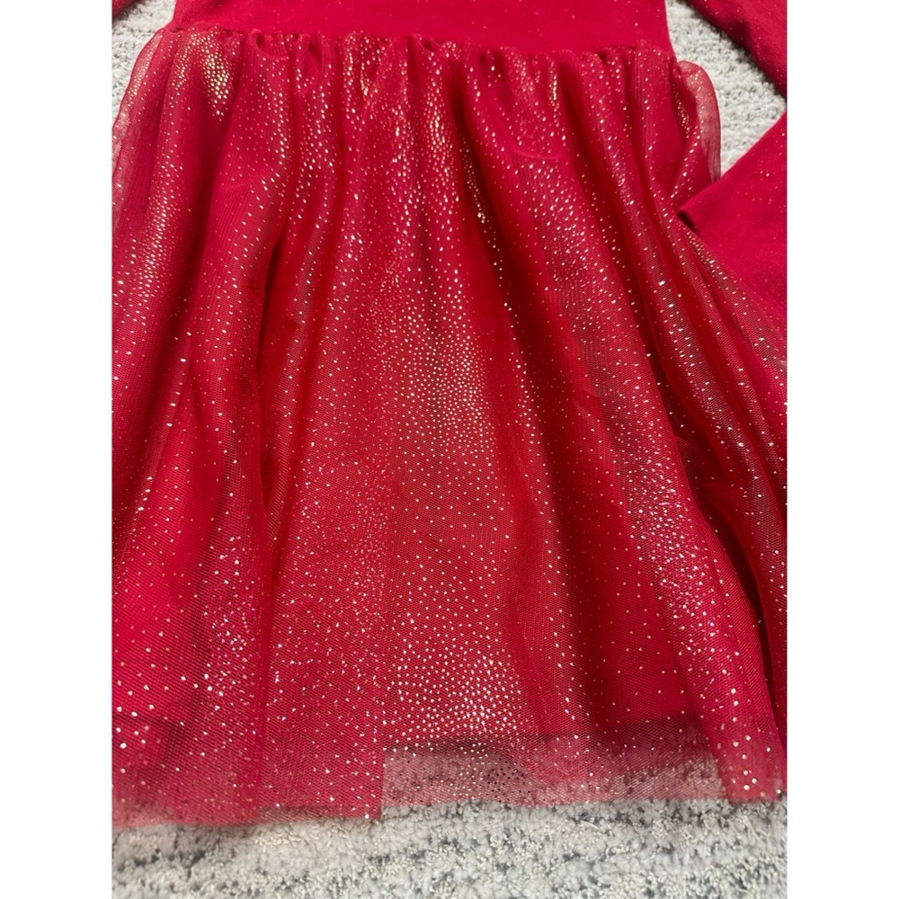 Red and Gold Sparkle Dress